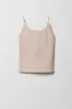 Camisole côtelée sans couture avec bretelles ultraminces pour fille sold by Urban Planet