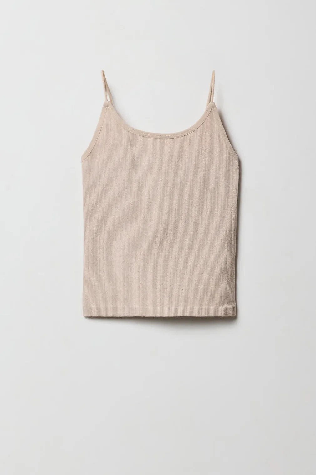 Camisole côtelée sans couture avec bretelles ultraminces pour fille sold by Urban Planet product image thumbnail 5
