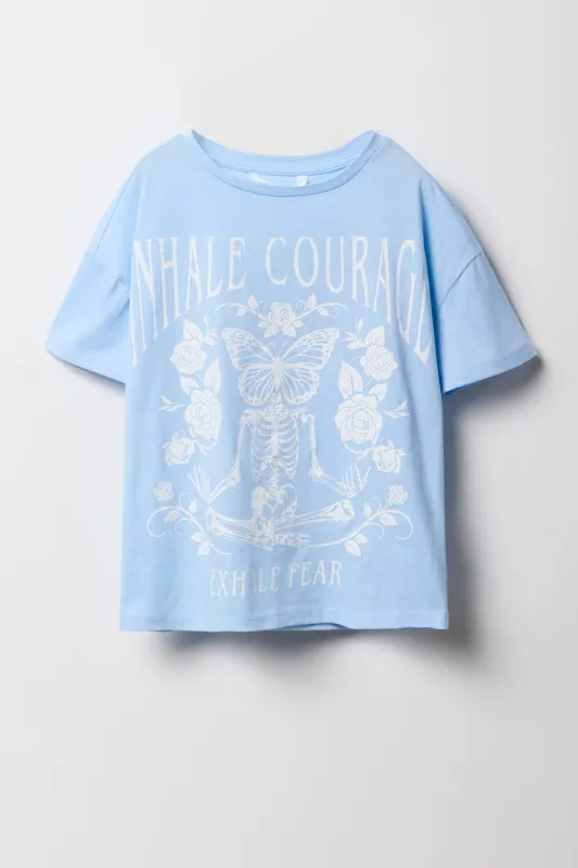 Girls Oversized Cosmic Graphic T-Shirt sold by Urban Planet