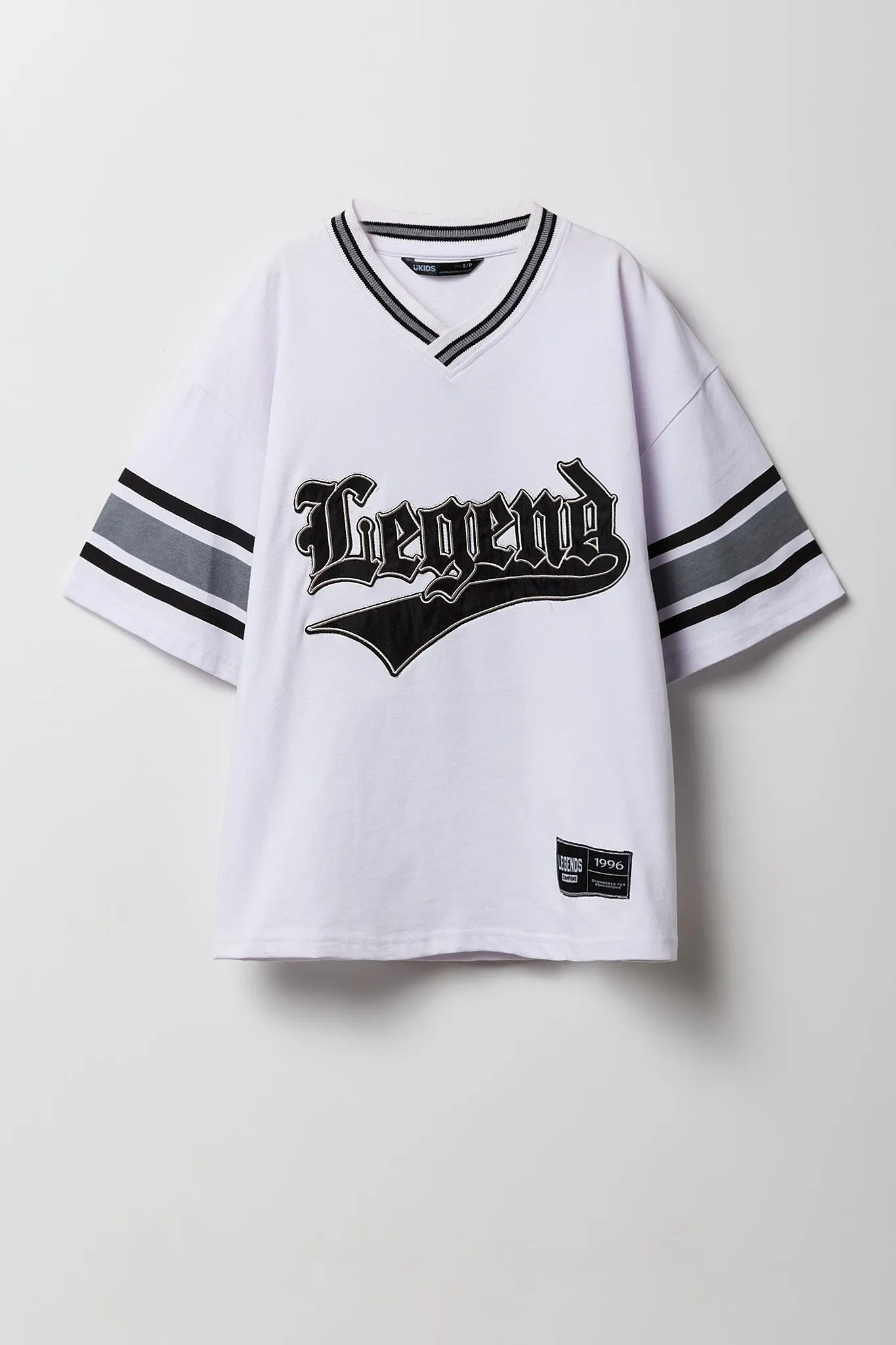 Boys Legend Twill Embroidered Jersey sold by Urban Planet product image thumbnail 4