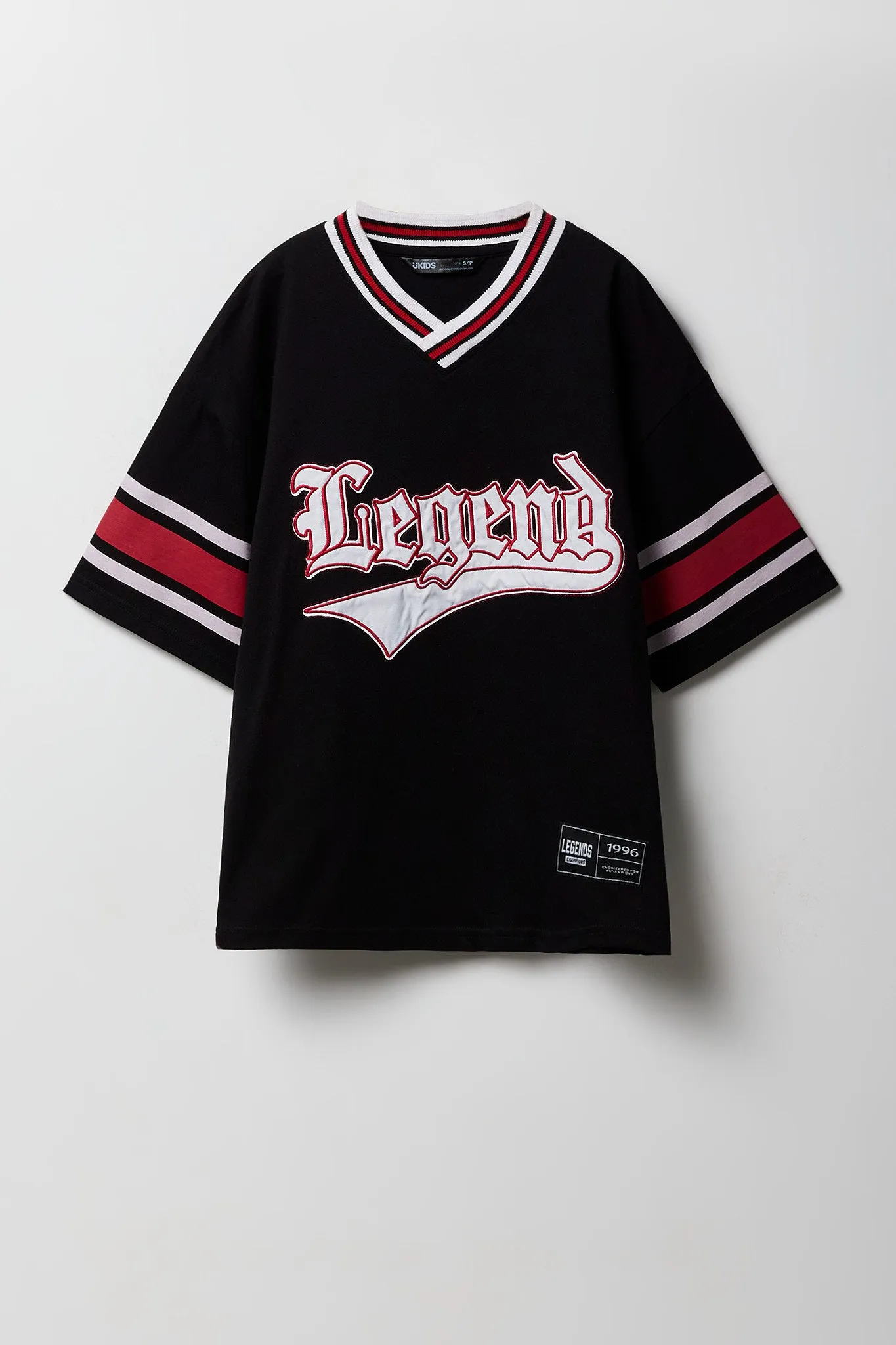 Boys Legend Twill Embroidered Jersey sold by Urban Planet product image thumbnail 2