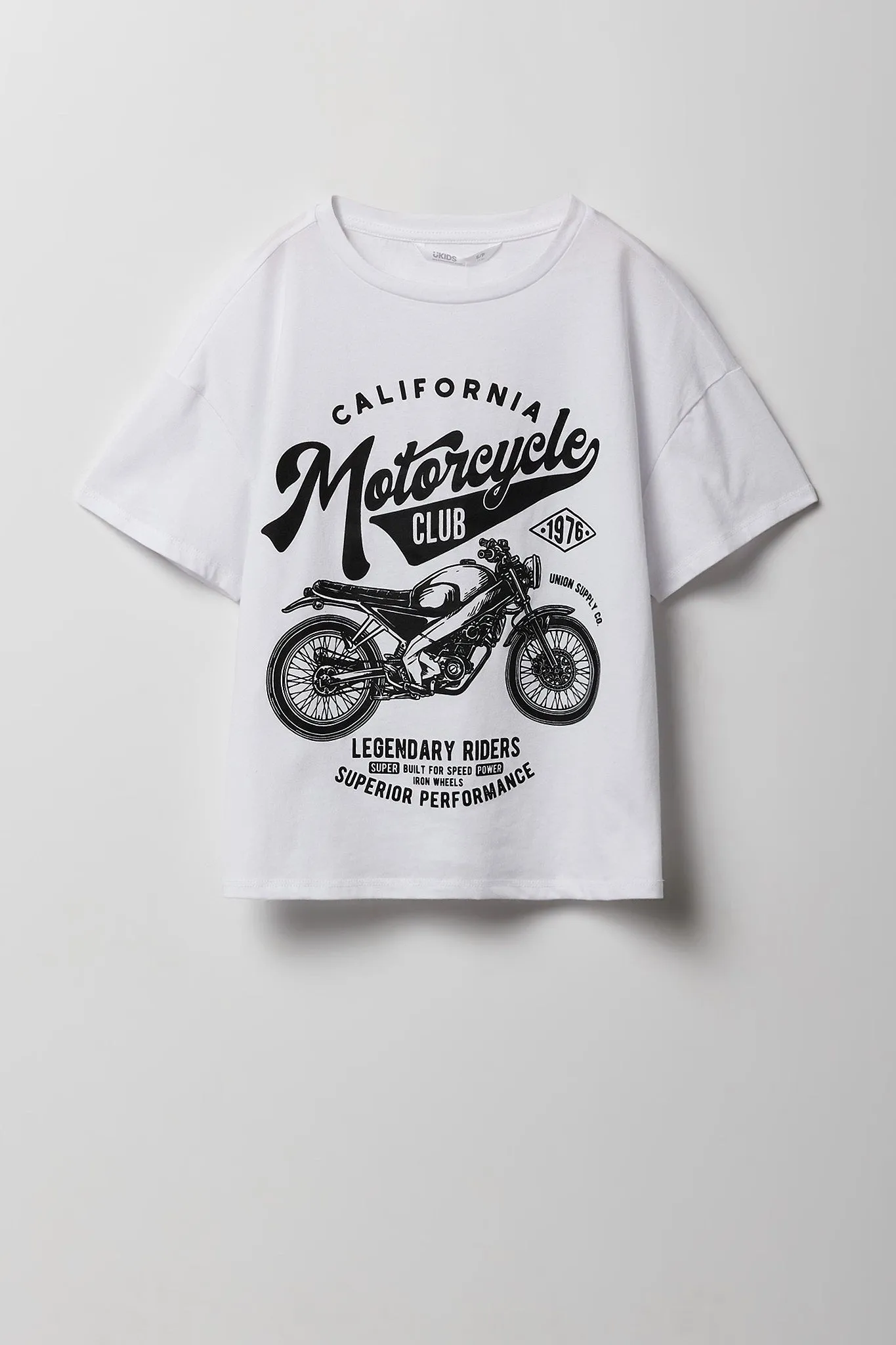 Girls Motorcycle Club Graphic Oversized T-Shirt sold by Urban Planet