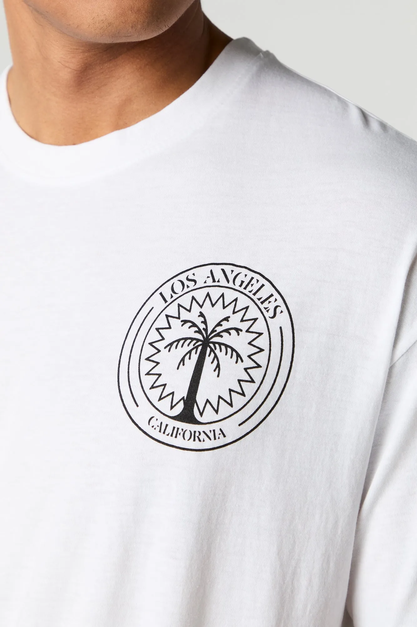 T-shirt ample à imprimé LA California sold by Urban Planet product image thumbnail 4