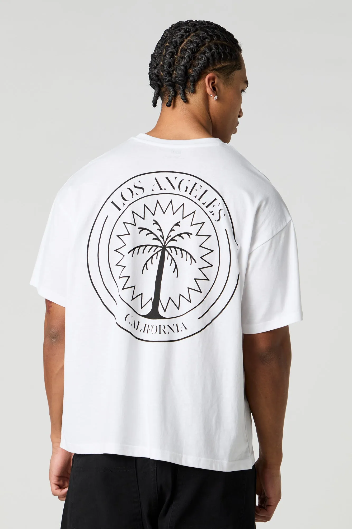 T-shirt ample à imprimé LA California sold by Urban Planet product image thumbnail 2