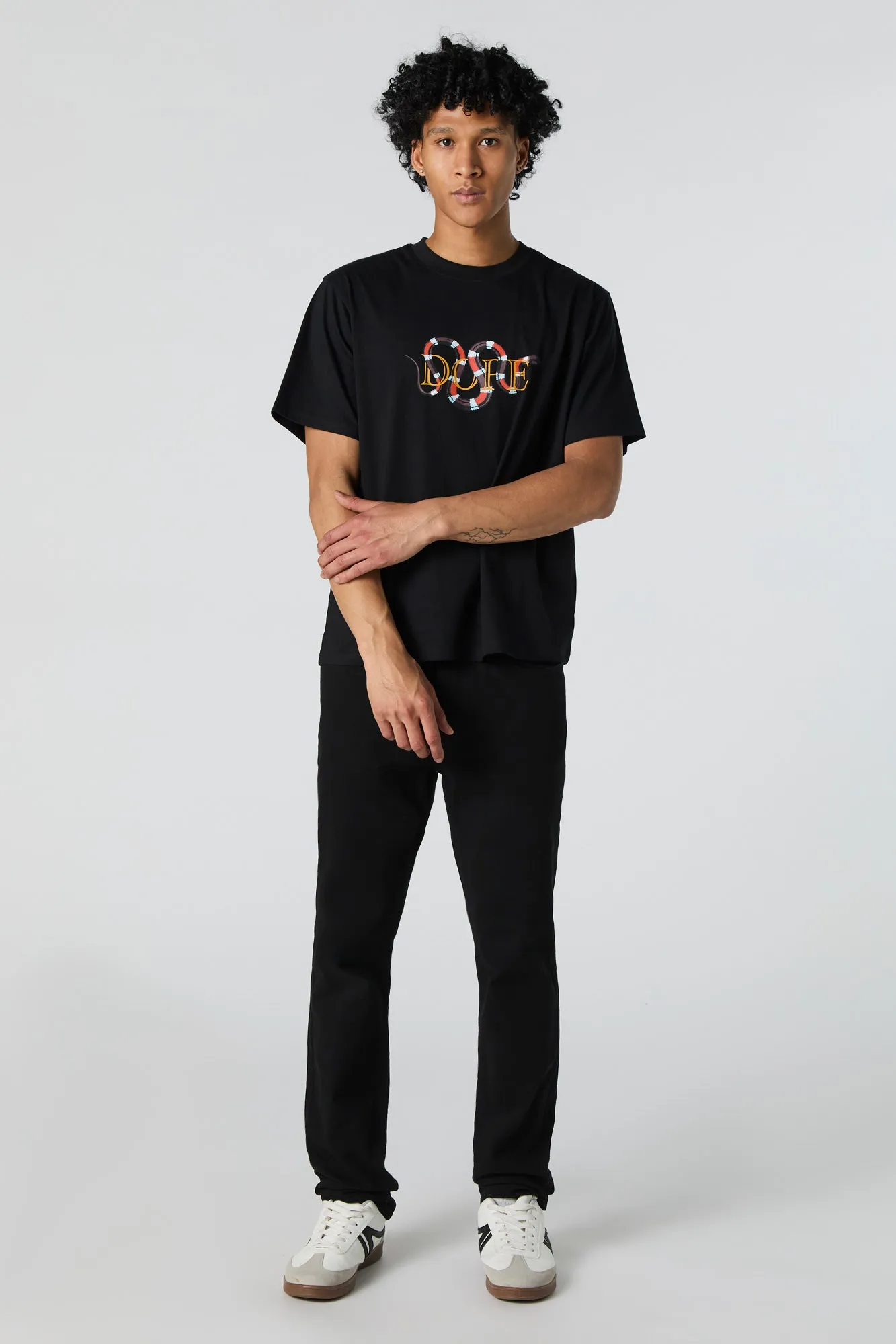 T-shirt à imprimé Dope Snake sold by Urban Planet product image thumbnail 3