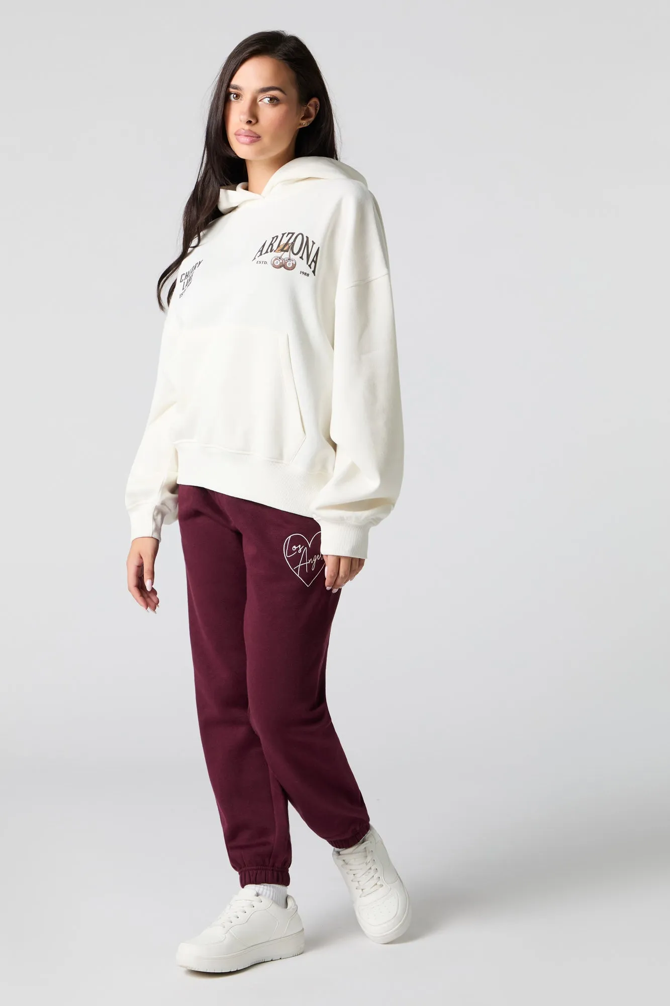 Arizona HD Print Boxy Fleece Hoodie sold by Urban Planet product image thumbnail 3