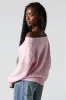 Jacquard Knit Off Shoulder Sweater sold by Urban Planet