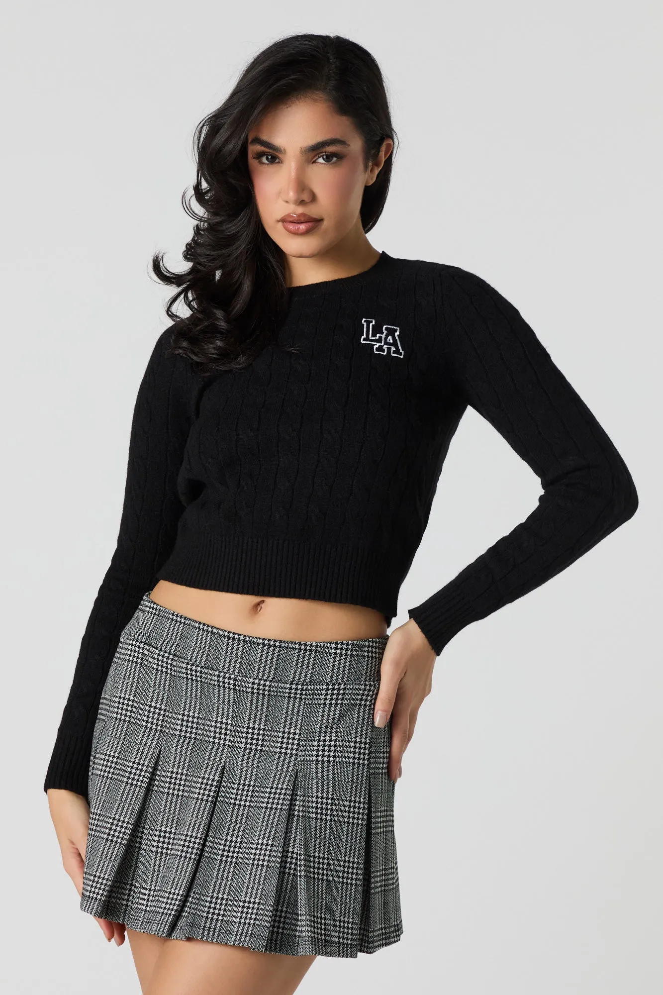 Plaid Pleated Mini Skort sold by Urban Planet product image thumbnail 5