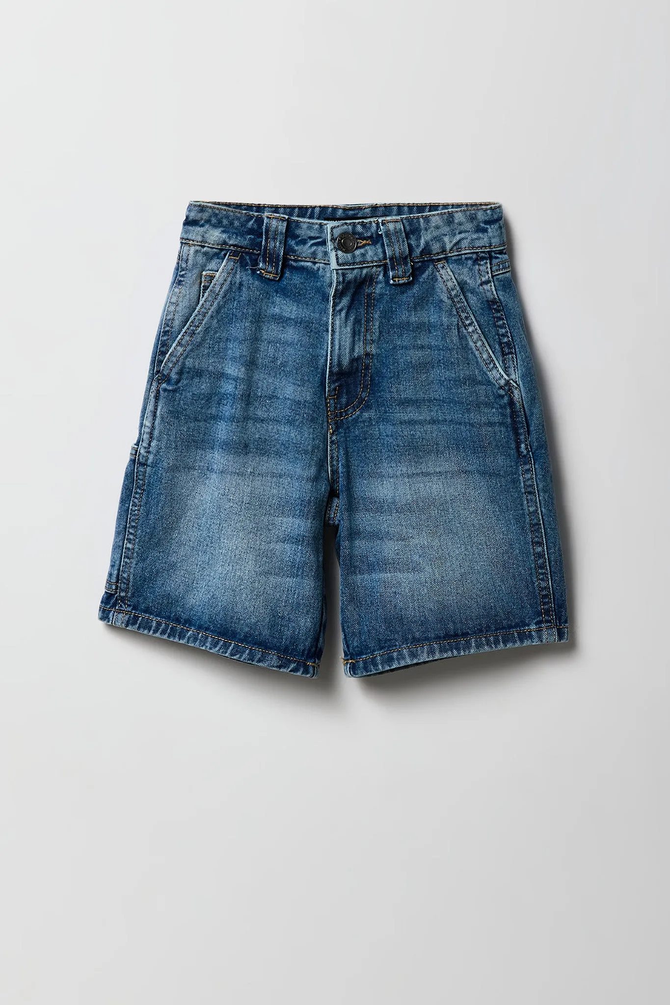 Boys Loose Denim Short sold by Urban Planet