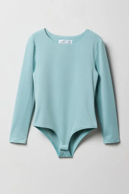 Girls Smooth Long Sleeve Bodysuit sold by Urban Planet