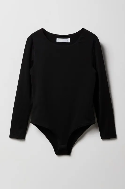 Maillot lisse à manche longue pour filles sold by Urban Planet