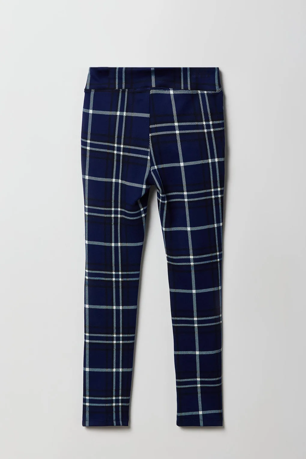 Girls Plaid Zipper Pocket Legging sold by Urban Planet product image thumbnail 2