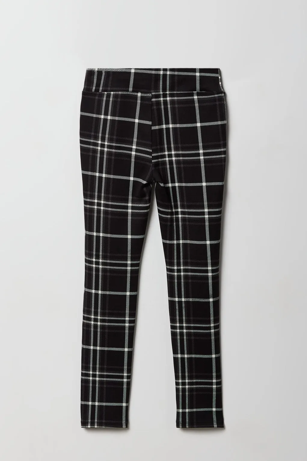 Girls Plaid Zipper Pocket Legging sold by Urban Planet product image thumbnail 4