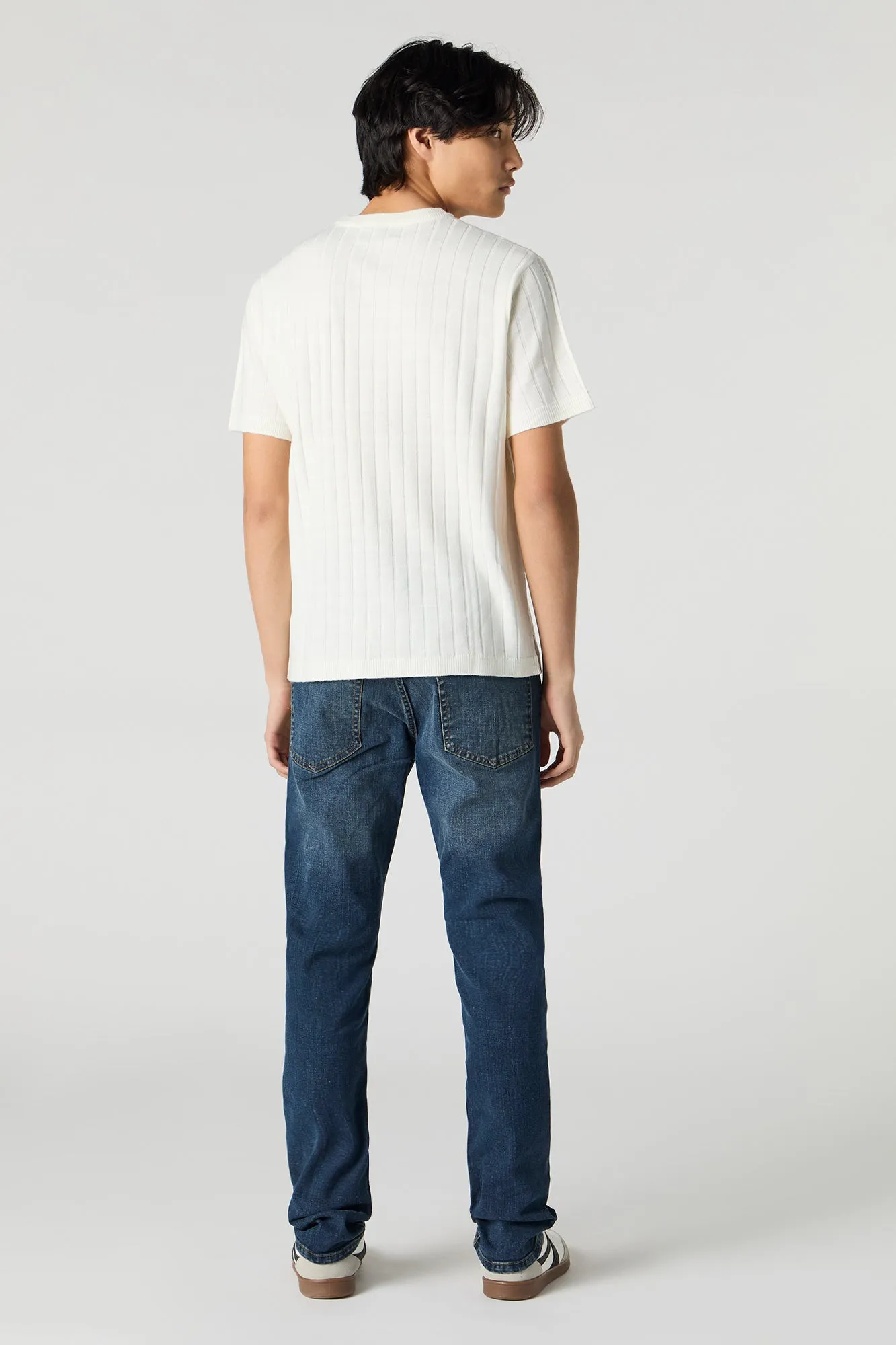 Dark Wash Stretch Denim Skinny Jean sold by Urban Planet product image thumbnail 3