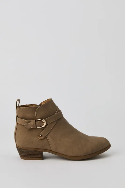 Buckled Booties sold by Urban Planet