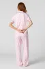 Button-Up T-Shirt & Pant 2 Piece Pajama Set sold by Urban Planet