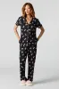 Button-Up T-Shirt & Pant 2 Piece Pajama Set sold by Urban Planet