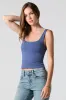 Contour Square Neck Tank sold by Urban Planet