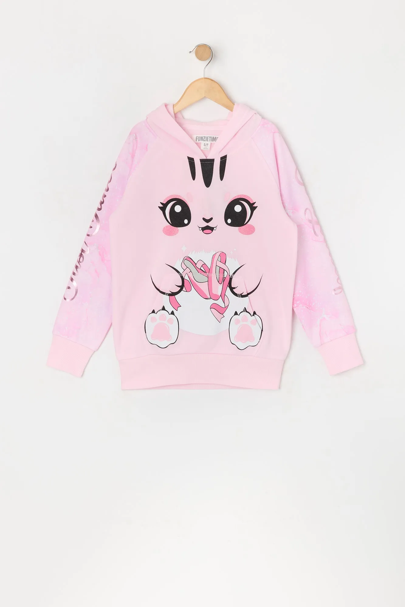 Girls Ballet Kitty Character Hoodie sold by Urban Planet product image thumbnail 3