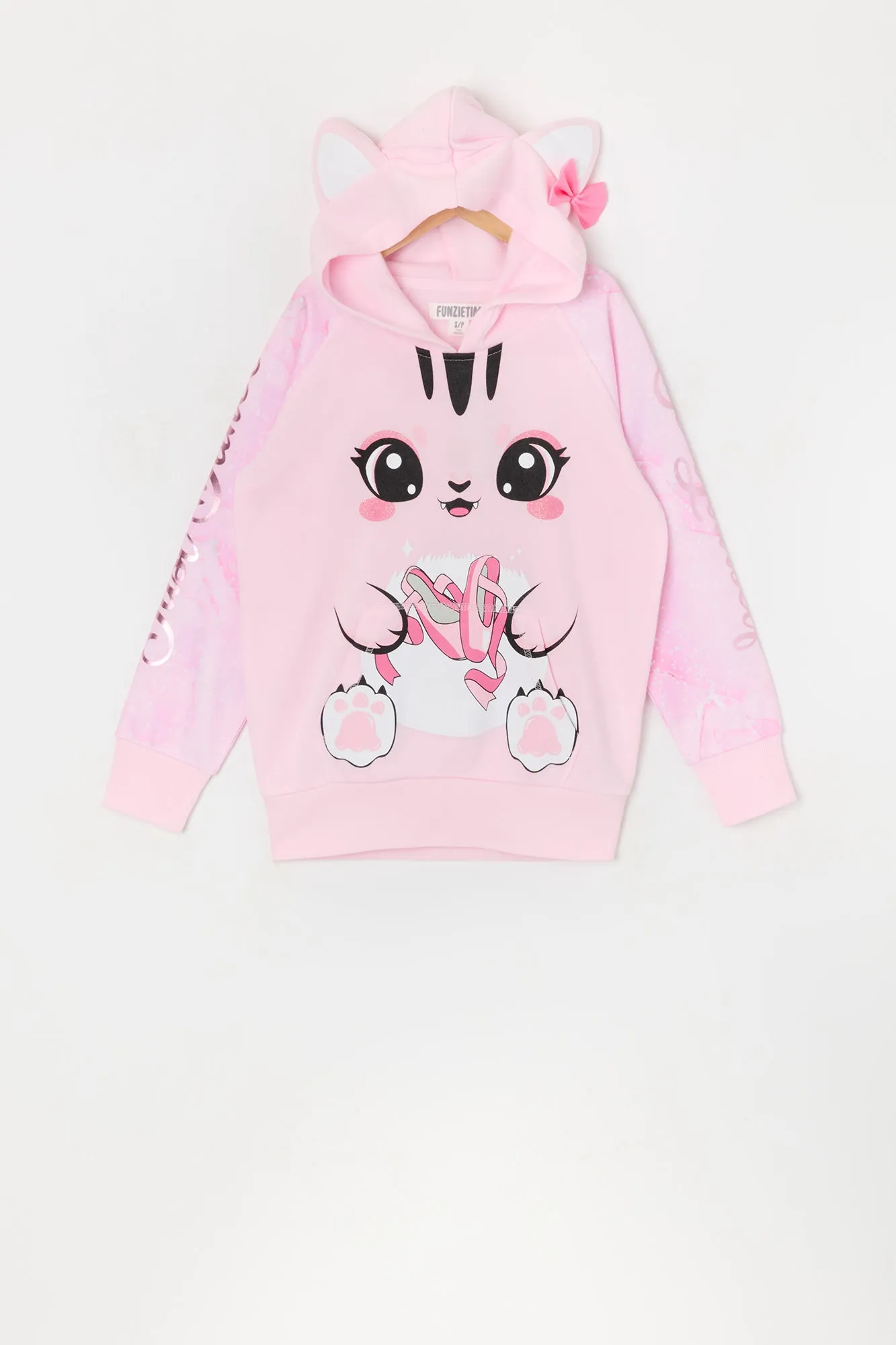 Girls Ballet Kitty Character Hoodie sold by Urban Planet