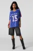 Graphic Mesh Oversized Jersey sold by Urban Planet