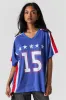 Graphic Mesh Oversized Jersey sold by Urban Planet