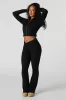 Legging côtelé évasé à taille en V sold by Urban Planet