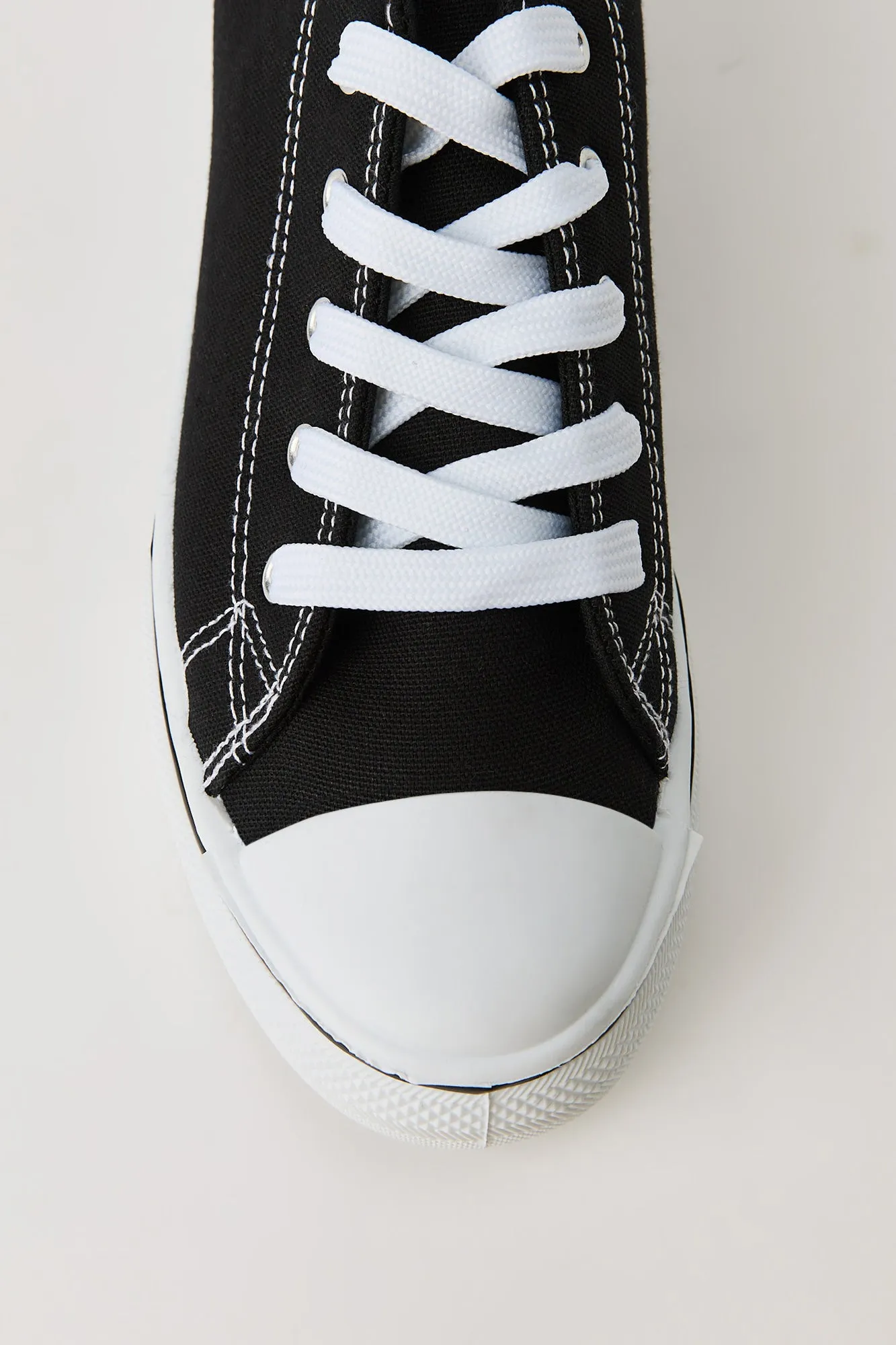 Girls Canvas Low Top Lace Up Sneaker sold by Urban Planet product image thumbnail 5