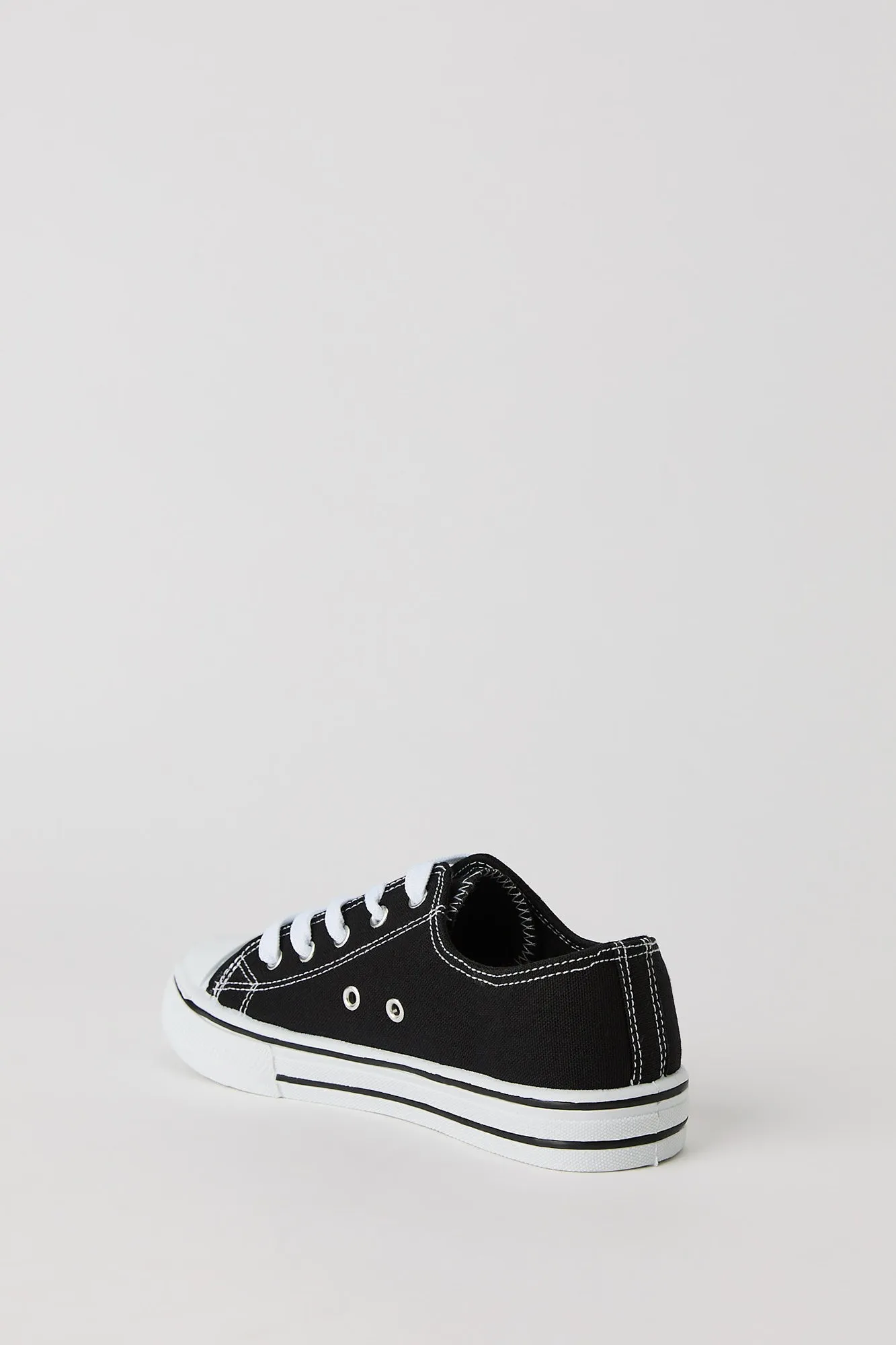Girls Canvas Low Top Lace Up Sneaker sold by Urban Planet product image thumbnail 4