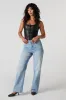 Jean à jambe large et taille haute sold by Urban Planet
