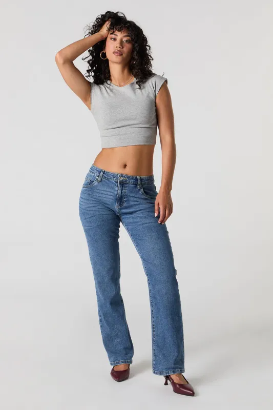 Low Rise Straight Jean sold by Urban Planet