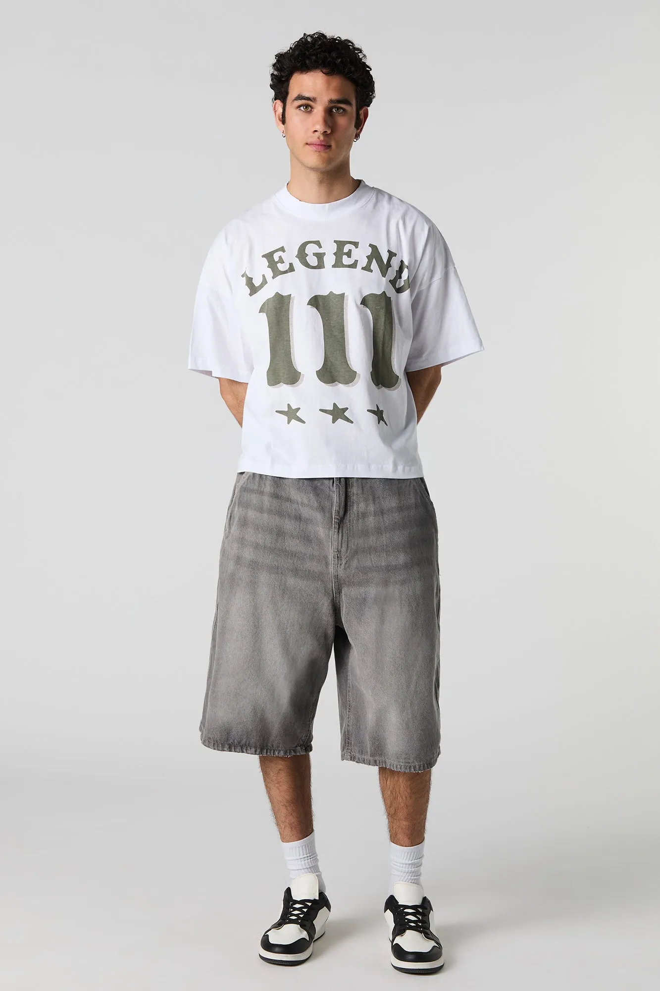 T-shirt carré à imprimé Legend sold by Urban Planet product image thumbnail 2