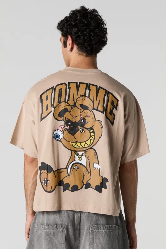 Broken Bear Graphic Boxy T-Shirt sold by Urban Planet