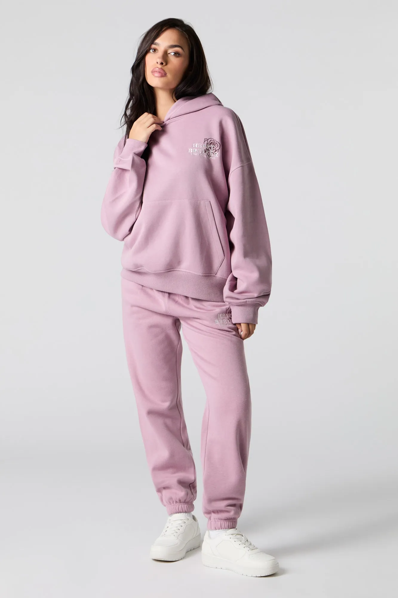 Haut à capuchon en molleton carré à broderie sold by Urban Planet product image thumbnail 4