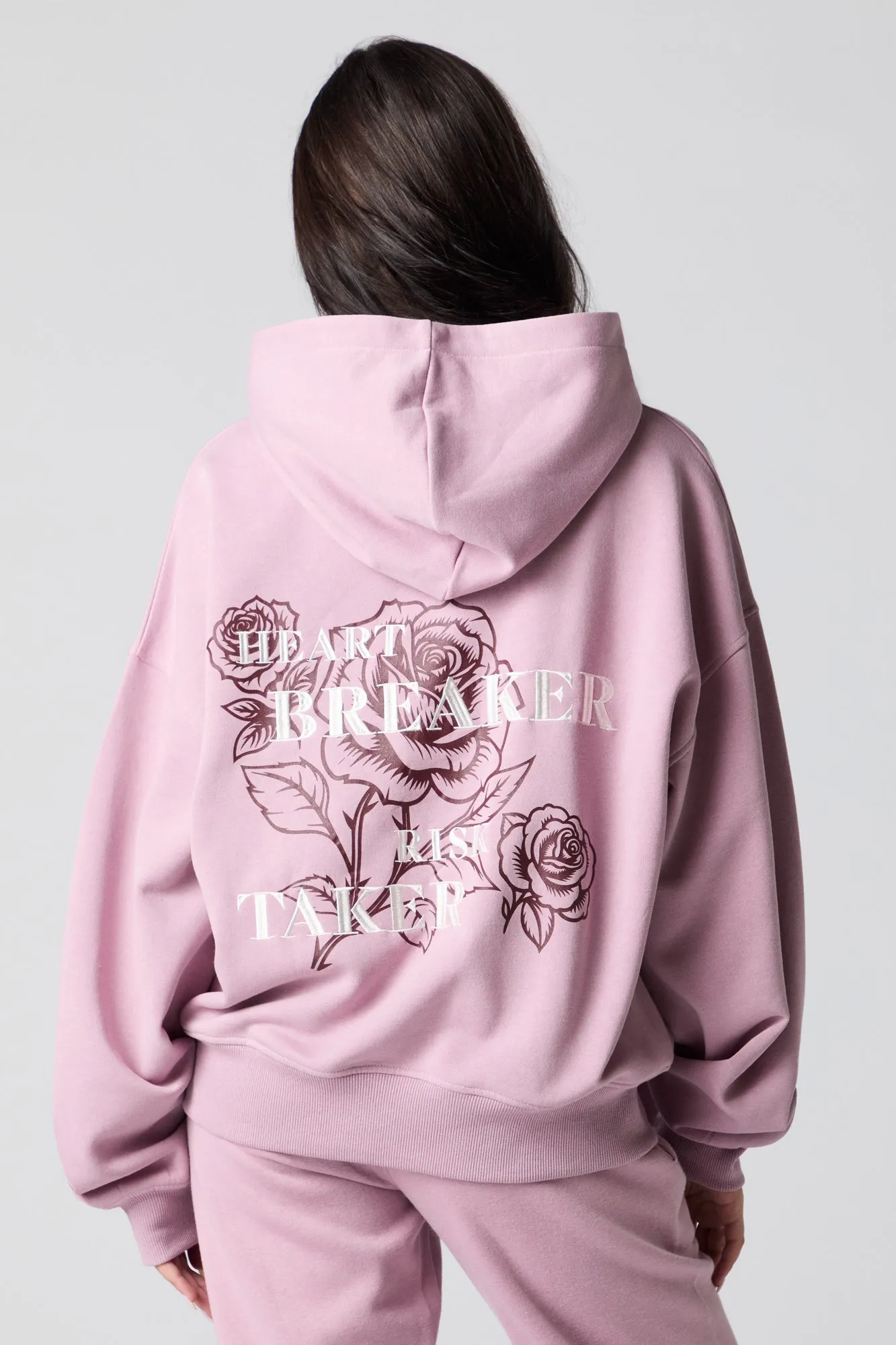 Haut à capuchon en molleton carré à broderie sold by Urban Planet product image thumbnail 3