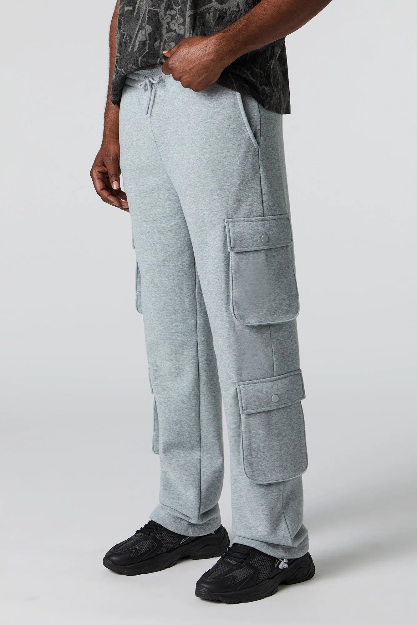 Fleece Multi Pocket Cargo Sweatpant sold by Urban Planet
