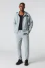 1984 Flock Print Fleece Buttoned Hoodie sold by Urban Planet