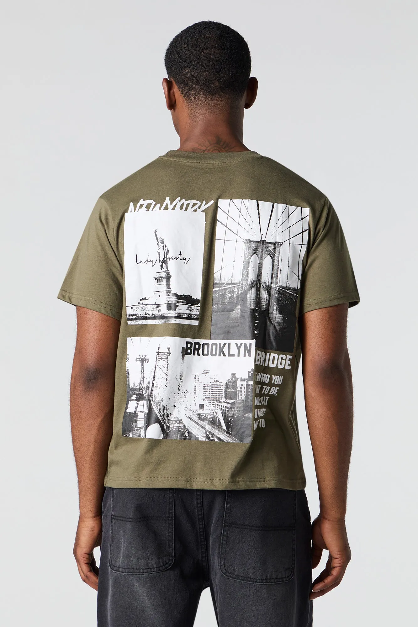 T-shirt à imprimé Brooklyn NY sold by Urban Planet product image thumbnail 3