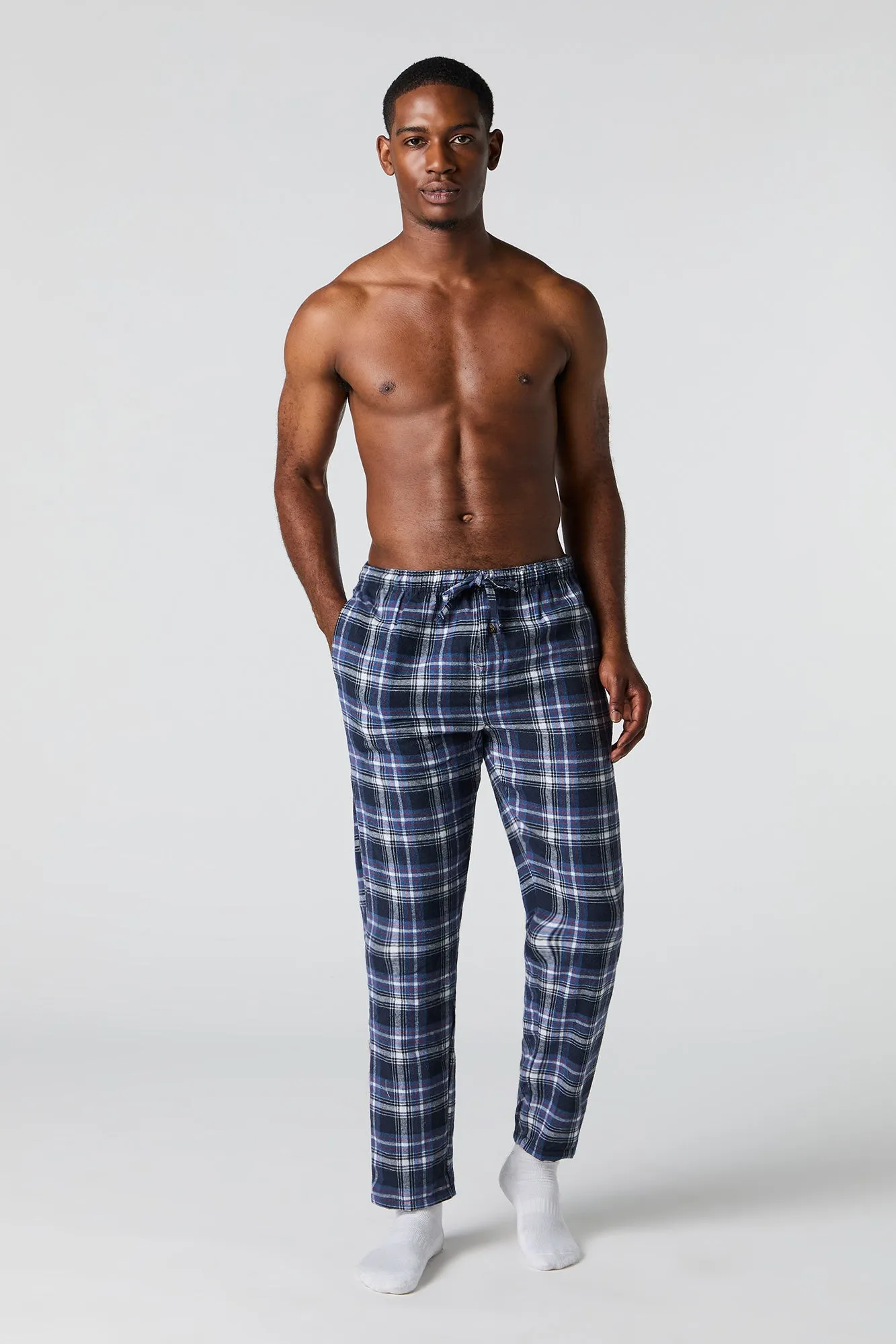 Plaid Flannel Pajama Pant sold by Urban Planet product image thumbnail 3