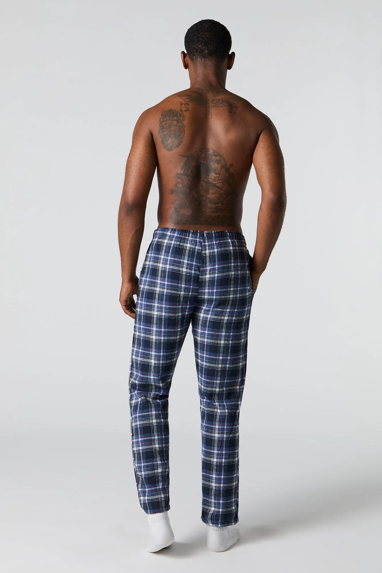 Plaid Flannel Pajama Pant sold by Urban Planet product image thumbnail 2