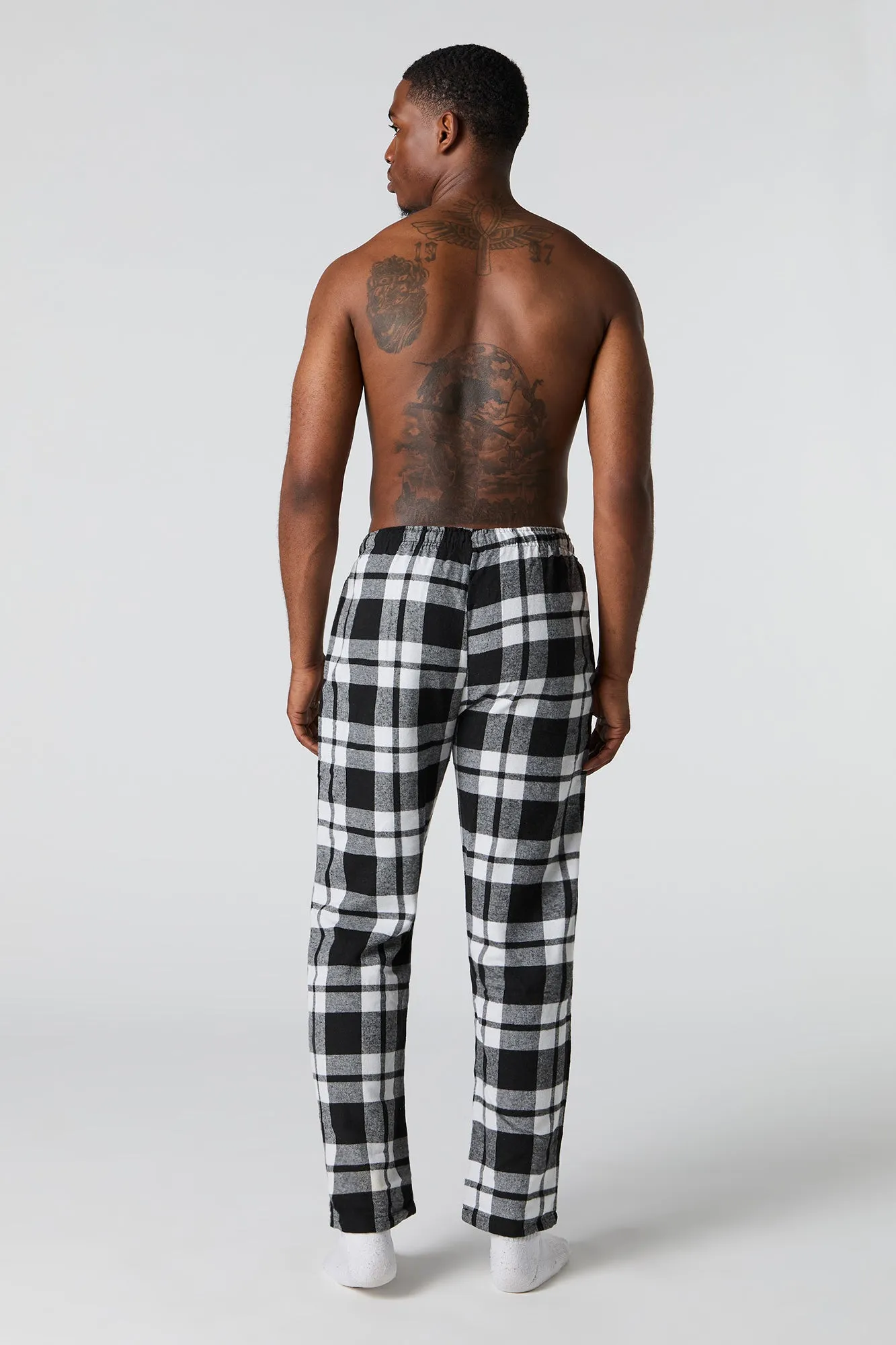 Plaid Flannel Pajama Pant sold by Urban Planet product image thumbnail 5