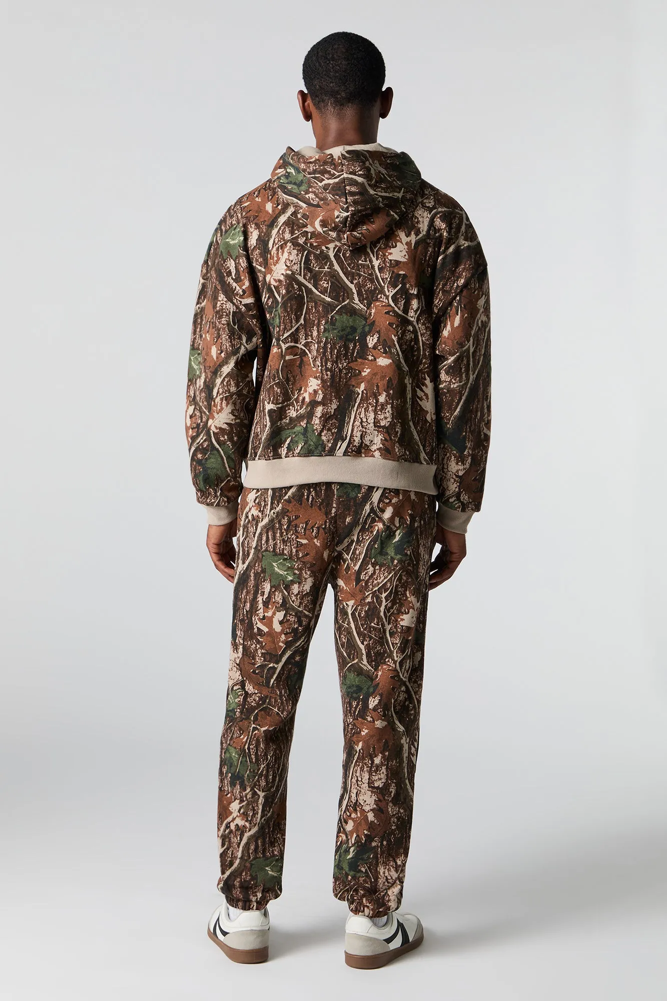 Jogger en molleton avec empiècement et motif camouflage sold by Urban Planet product image thumbnail 5