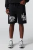 Short en molleton avec motif brodé New York sold by Urban Planet