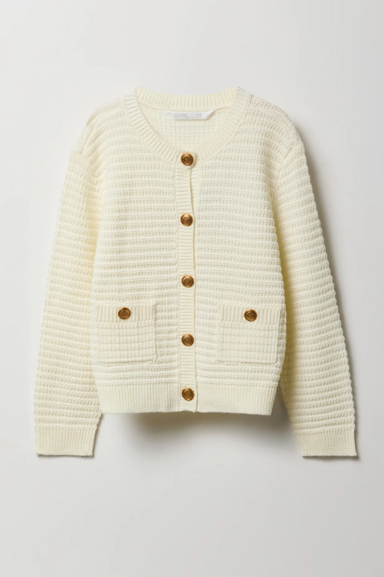 Cardigan en tricot boutonné pour filles sold by Urban Planet product image thumbnail 3