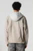 Fleece Hooded Denim Trucker Jacket sold by Urban Planet