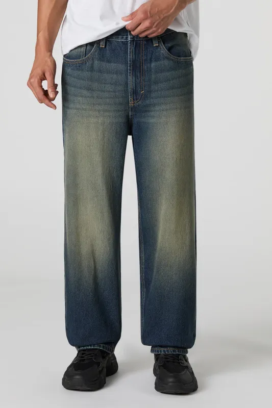 Baggy Dark Washed Jean sold by Urban Planet