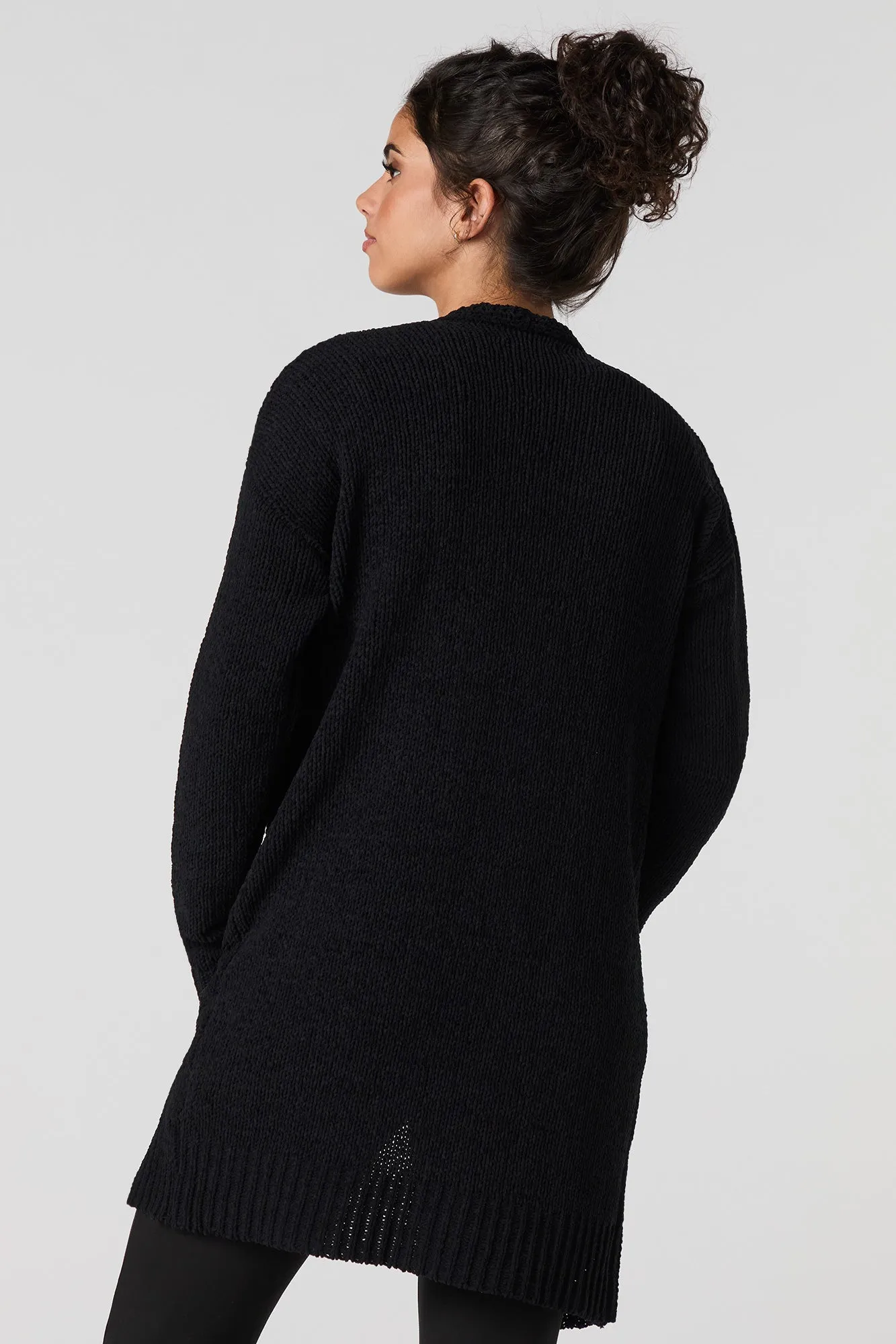 Cable Knit Longline Cardigan sold by Urban Planet product image thumbnail 5