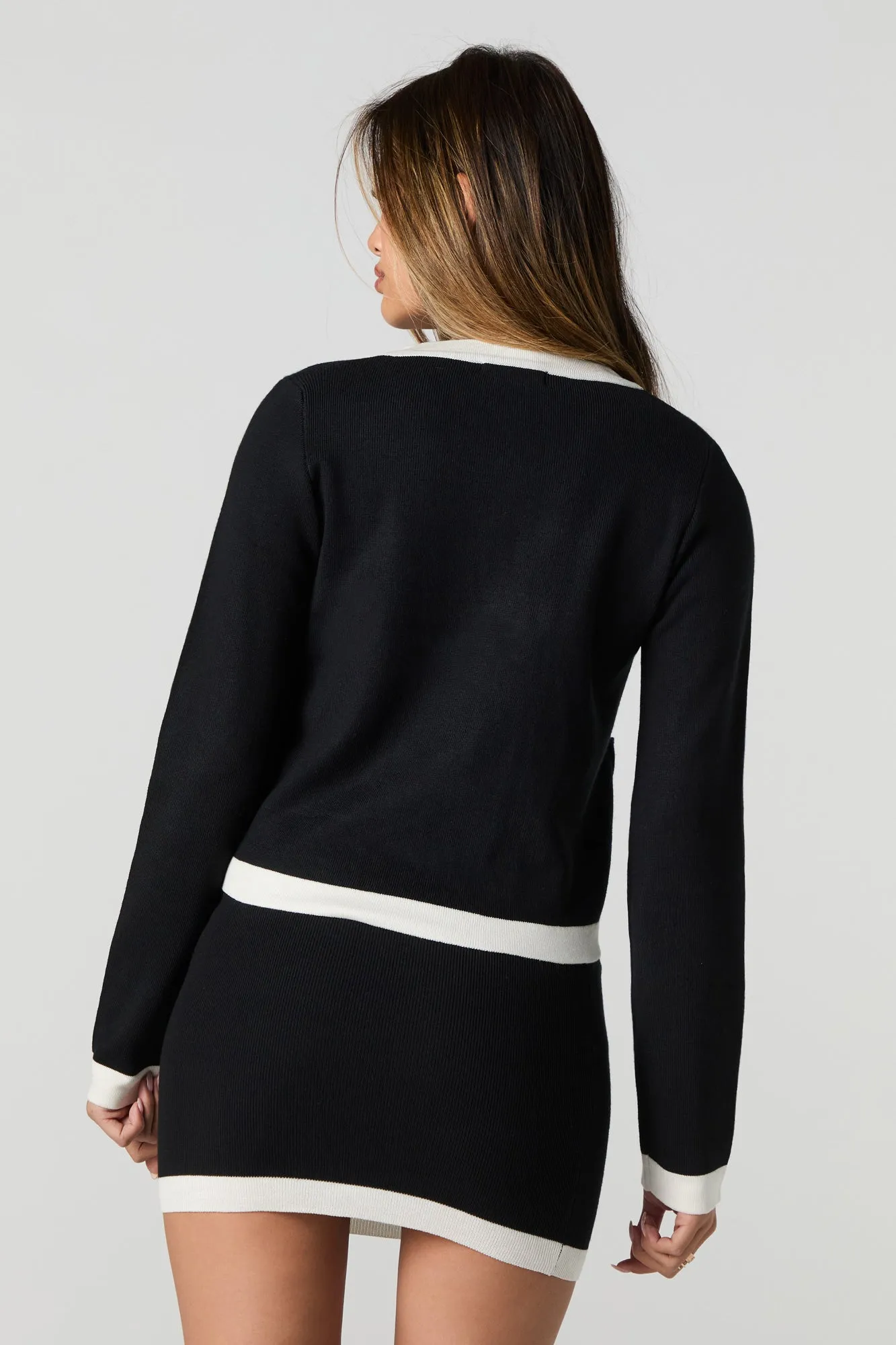 Minijupe en tricot à bordure contrastante sold by Urban Planet product image thumbnail 2