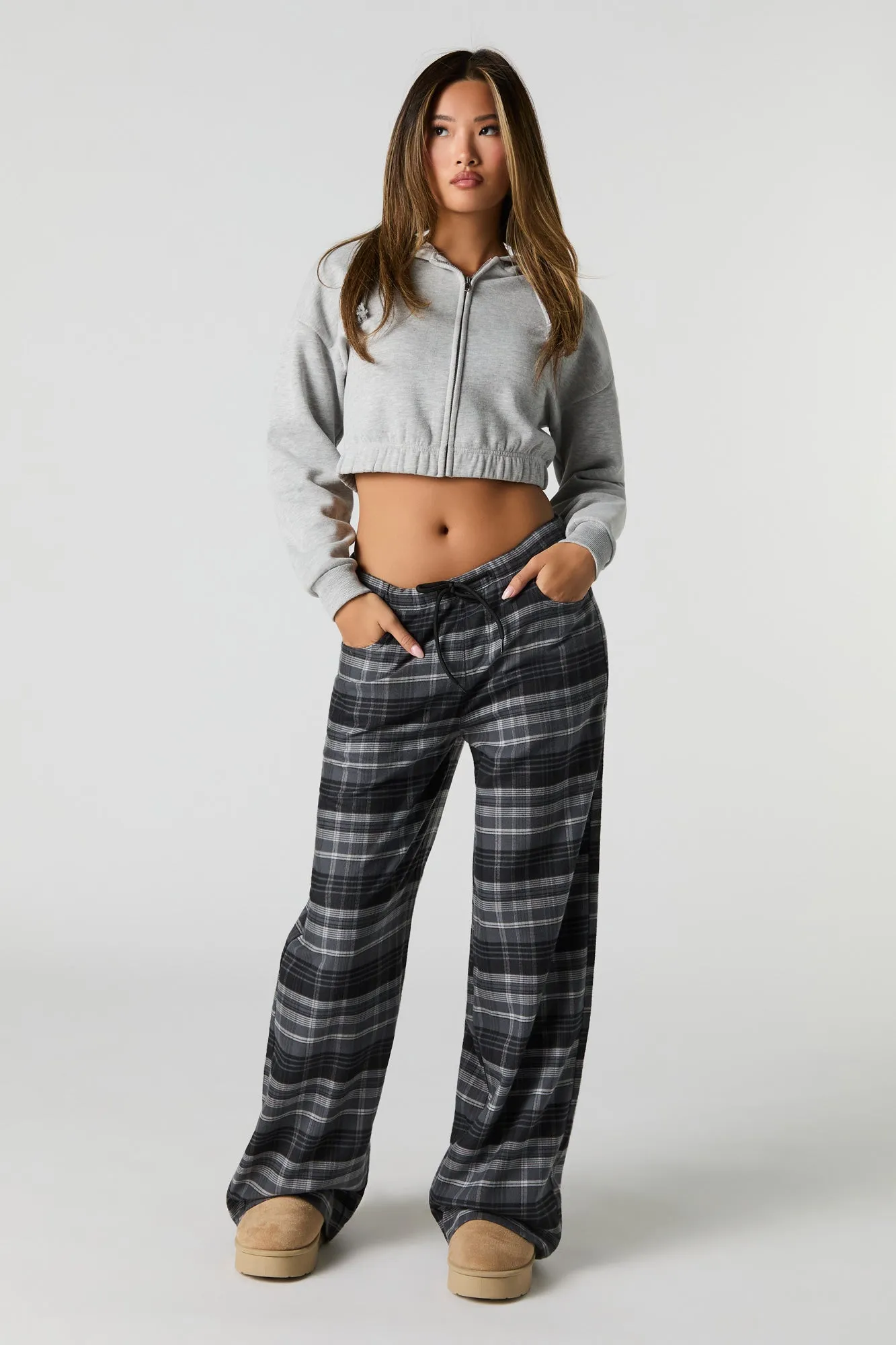 Pantalon à carreaux et jambe large sold by Urban Planet product image thumbnail 2