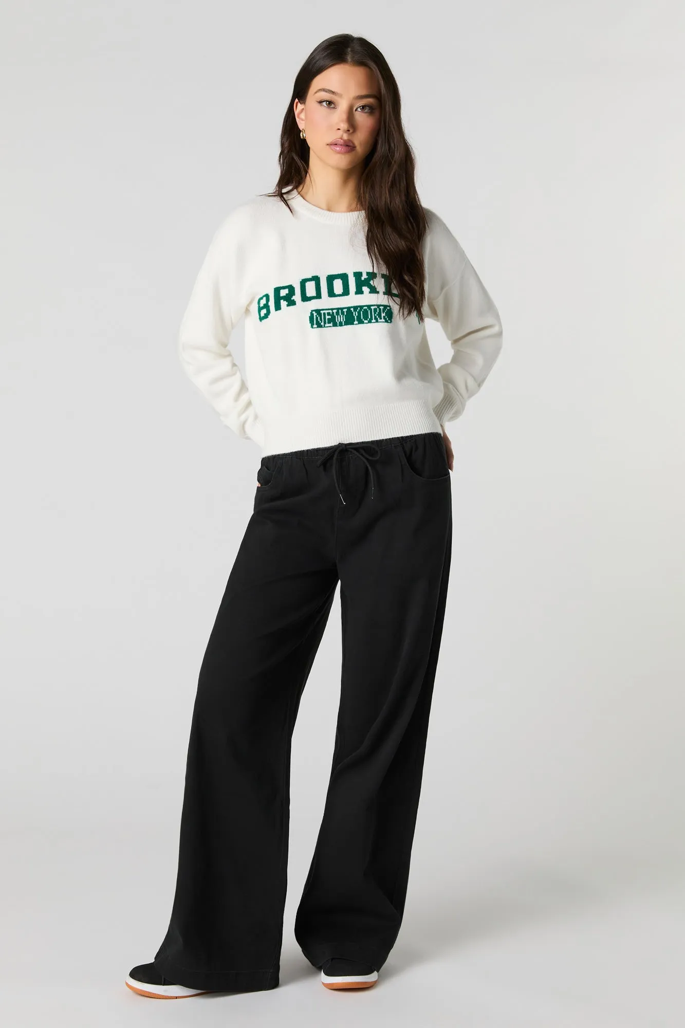 Drawstring Wide Leg Pant sold by Urban Planet product image thumbnail 4